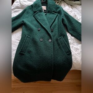 BCBGeneration Forest Green Pea Coat